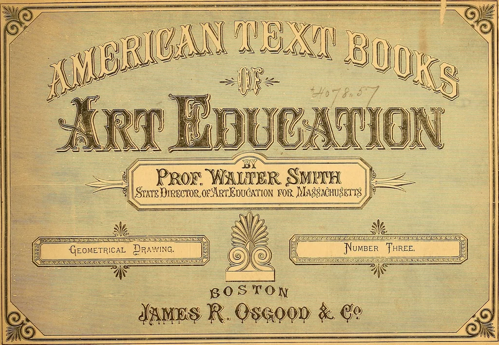 An illustration from American text books of art education : Geometrical drawing, 1873, leaf 54