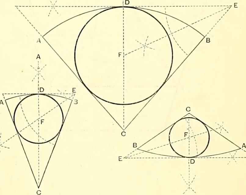 An illustration from American text books of art education : Geometrical drawing, 1873, leaf 56