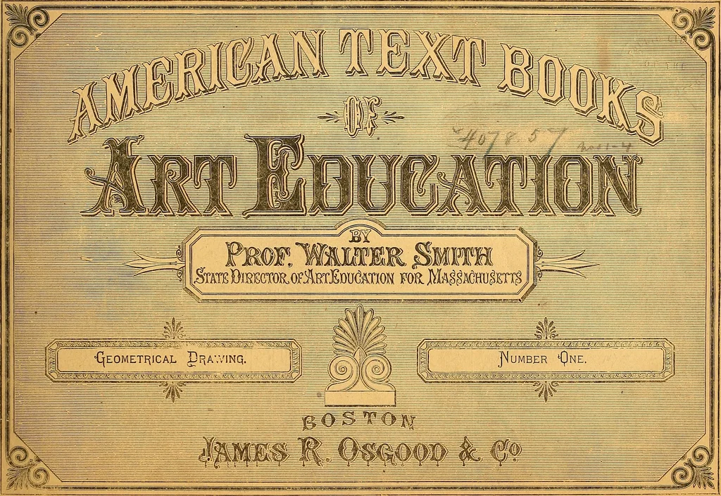 An illustration from American text books of art education : Geometrical drawing, 1873, leaf 6