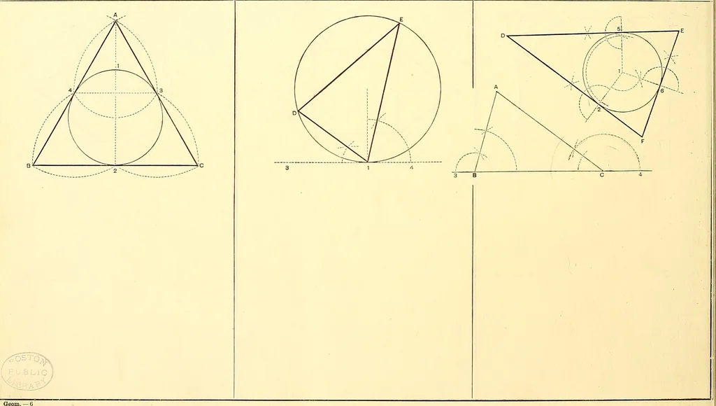 An illustration from American text books of art education : Geometrical drawing, 1873, leaf 65