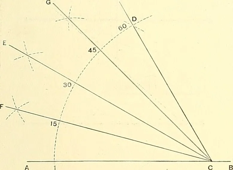 An illustration from American text books of art education : Geometrical drawing, 1873, leaf 70
