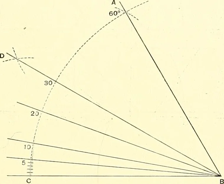 An illustration from American text books of art education : Geometrical drawing, 1873, leaf 70