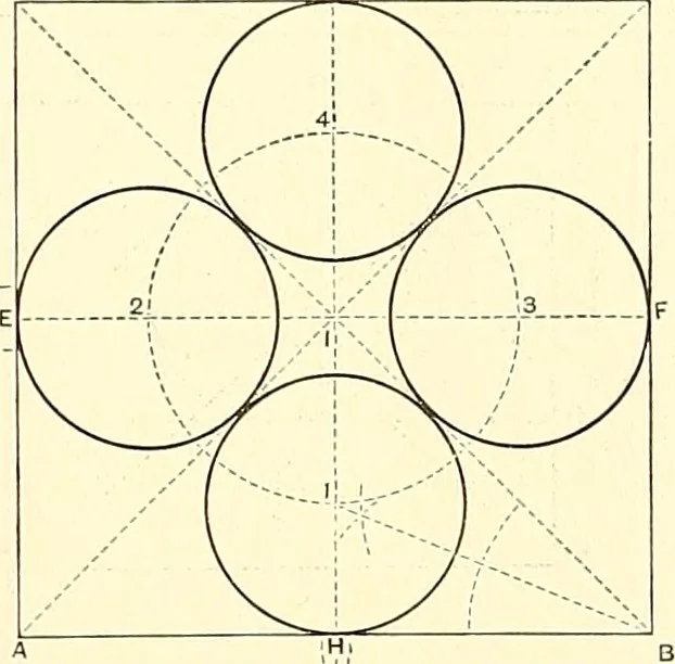 An illustration from American text books of art education : Geometrical drawing, 1873, leaf 74
