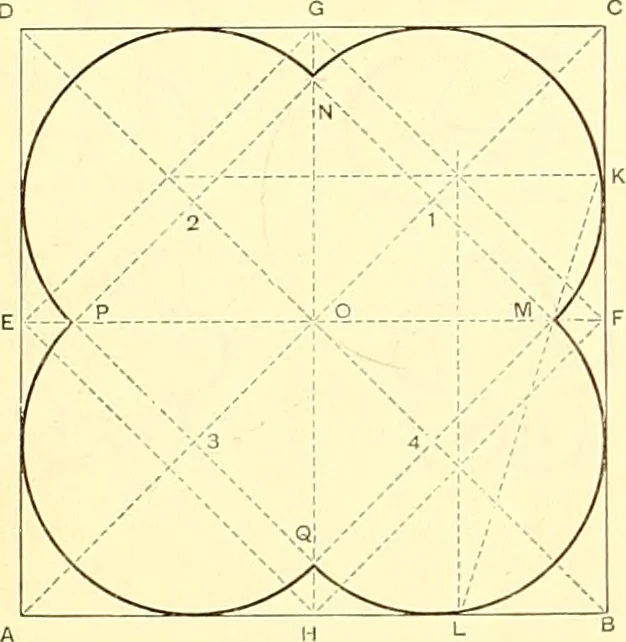 An illustration from American text books of art education : Geometrical drawing, 1873, leaf 75