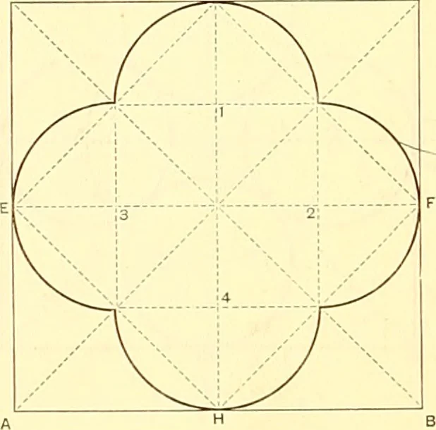 An illustration from American text books of art education : Geometrical drawing, 1873, leaf 75
