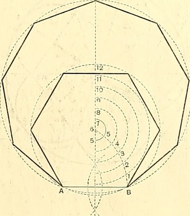 An illustration from American text books of art education : Geometrical drawing, 1873, leaf 80