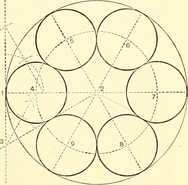 An illustration from American text books of art education : Geometrical drawing, 1873, leaf 81