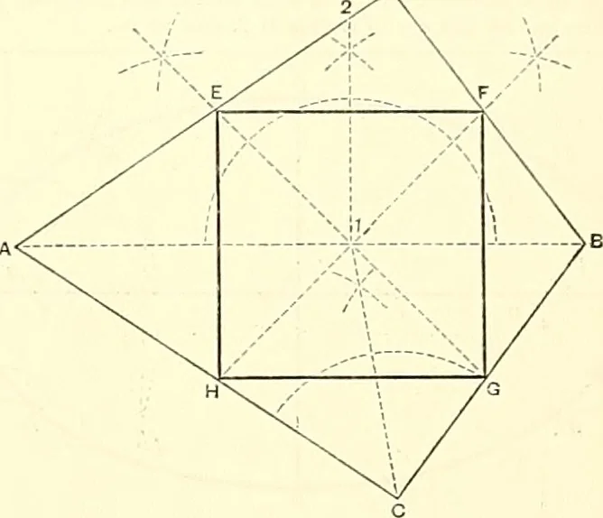 An illustration from American text books of art education : Geometrical drawing, 1873, leaf 84