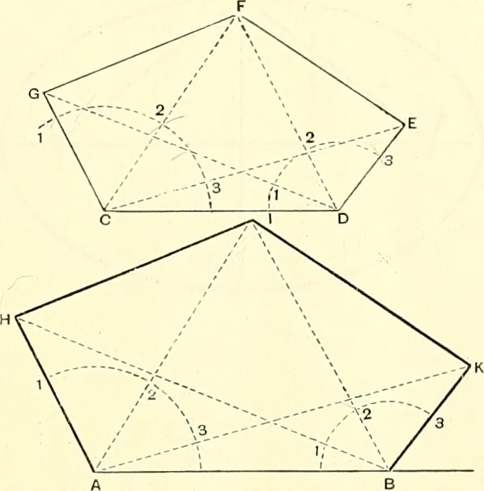 An illustration from American text books of art education : Geometrical drawing, 1873, leaf 88