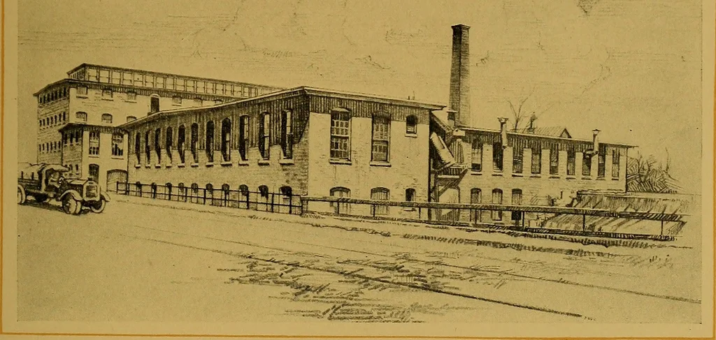 An illustration from American Woolen Company mills, 1921, leaf 38