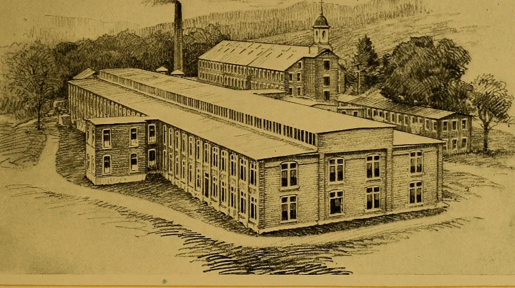 An illustration from American Woolen Company mills, 1921, leaf 48