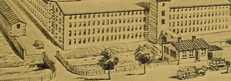 An illustration from American Woolen Company mills, 1921, leaf 54