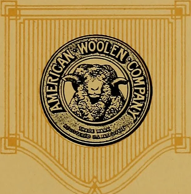 An illustration from American Woolen Company mills, 1921, leaf 6