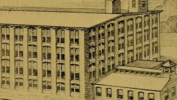 An illustration from American Woolen Company mills, 1921, leaf 60