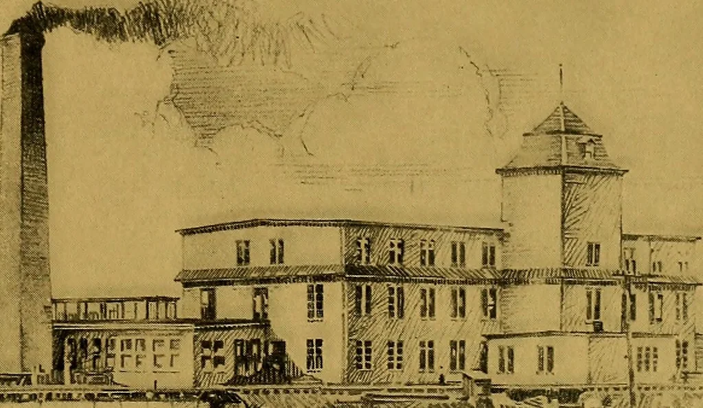 An illustration from American Woolen Company mills, 1921, leaf 68
