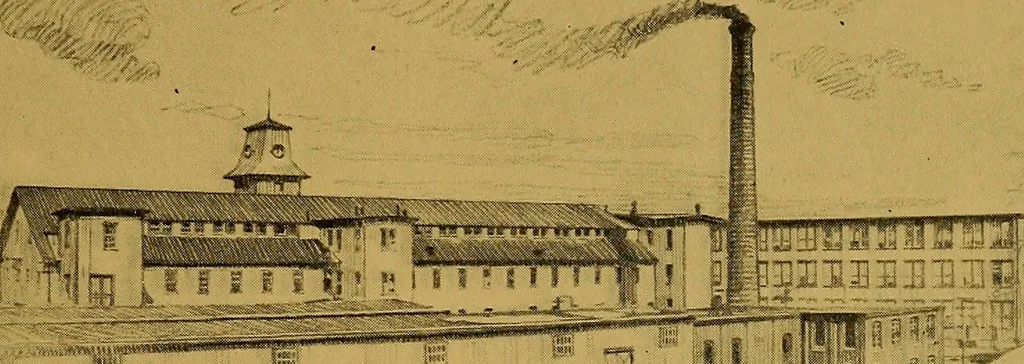 An illustration from American Woolen Company mills, 1921, leaf 76