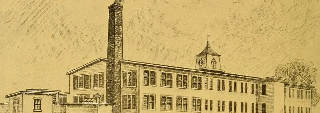 An illustration from American Woolen Company mills, 1921, leaf 77
