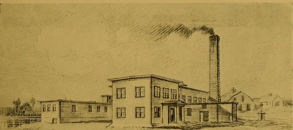 An illustration from American Woolen Company mills, 1921, leaf 78