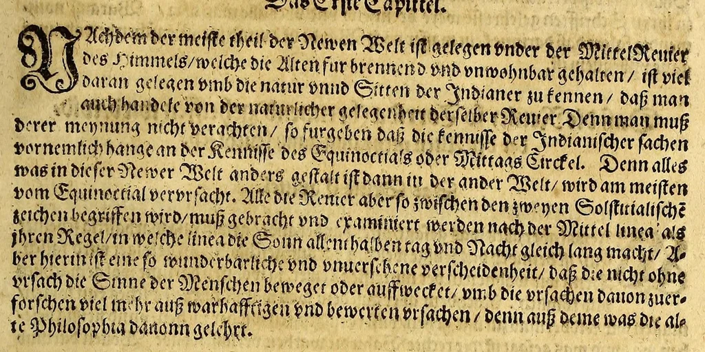 An illustration from America, oder wie mans zu teutsch nennet die Neuwe Welt, oder West Jndia., 1605, leaf 49