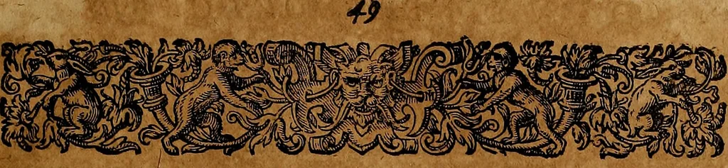 An illustration from Americæ nona & postrema pars : qua de ratione elementorum, de novi orbis natvra, de hvivs incolarvm svperstitiosis cultibus : deq; forma politiæ ac reipubl. ipsorum copiosè pertractatur : catalogo regnum Mexicanorum omnium, à primo vsq; ad vltimum Monteçuman II. additio ... : his accessit designatio illivs navigationis, quam 5. naves Hollandicae anno 1598. per fretum Magellanum in Moluccanas insulas tentarunt : quomodo nimirum oborta tempestate Capitaeus Sebalt de Weert à cæteris nauibus dispulsus, postquam plurimis mensibus in freto infinitis aerumnis miserè iactatus fuisset, tandem infectare post biennum an. 1600. domum reuersus sit : addita est tertio navigatio recens, quam 4. navium praefectus Olevier à Noort proximè suscepit ... : omnia è Germanico Latinitate donata, & insuper elegantissimis figuris æneis coornata editaq; sumptibus Theodori de Bry p.m. Viduæ & binorum filiorum, 1602, leaf 60