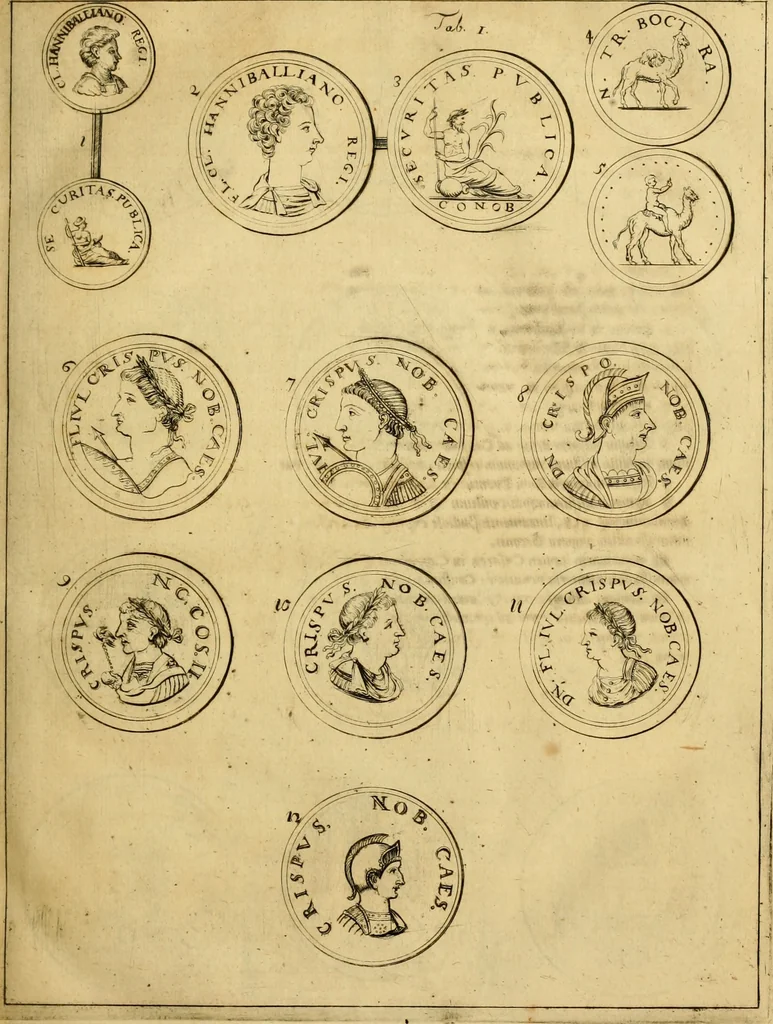 An illustration from Ammiani Marcellini Rerum gestarum qui de XXXI supersunt, libri XVIII, 1693, leaf 34