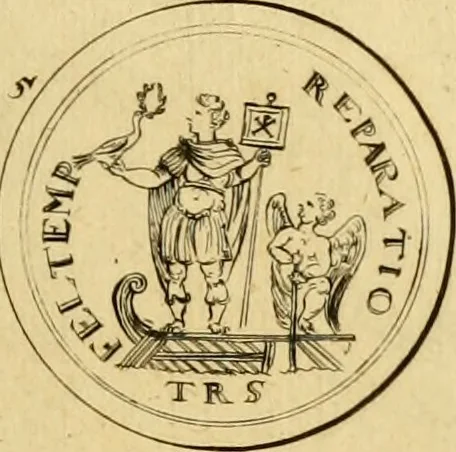 An illustration from Ammiani Marcellini Rerum gestarum qui de XXXI supersunt, libri XVIII, 1693, leaf 38