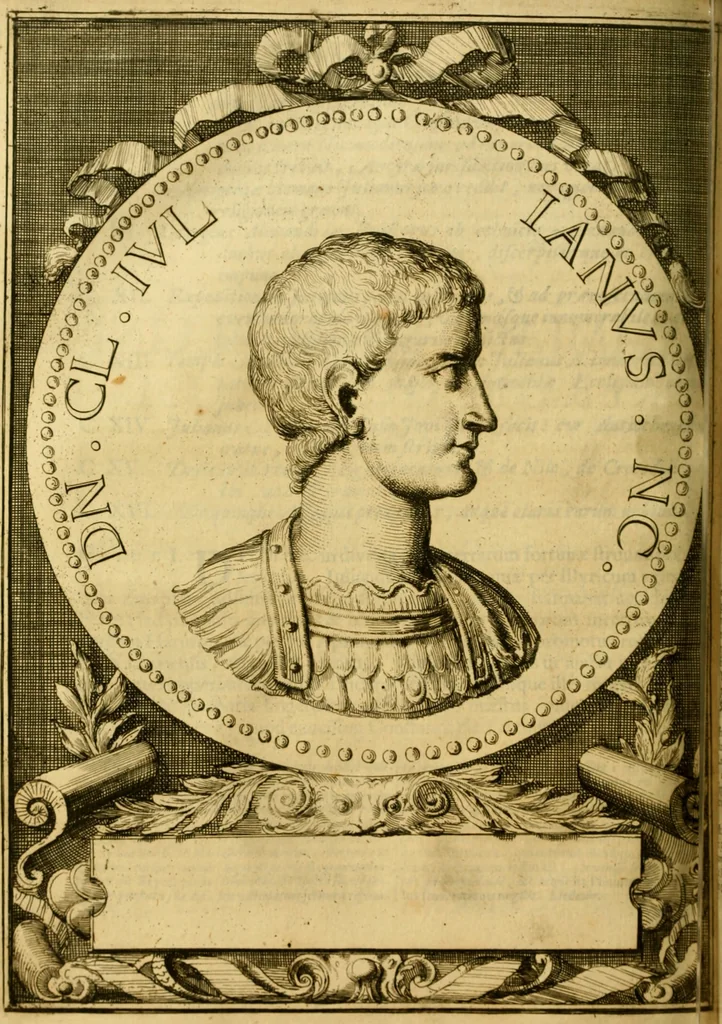 An illustration from Ammiani Marcellini Rerum gestarum qui de XXXI supersunt, libri XVIII, 1693, leaf 413