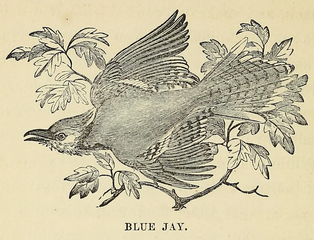 An illustration from Among the birds : a series of sketches for young folks, illustrating the domestic life of our feathered friends, 1868, leaf 46
