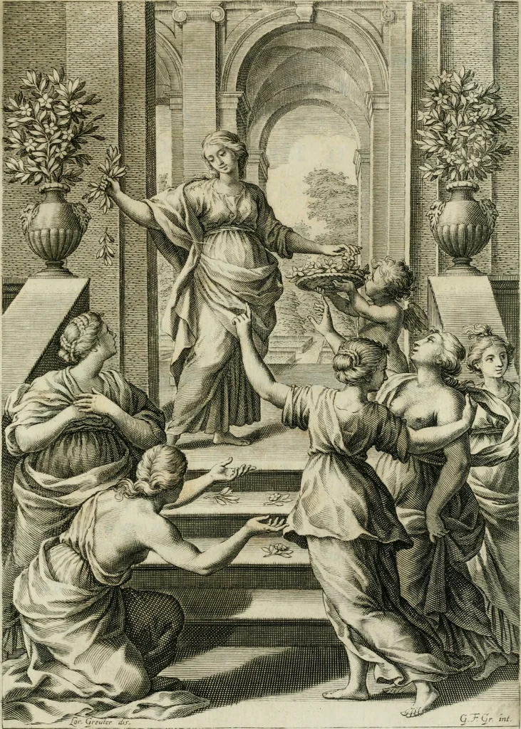 An illustration from Documenti d'amore, 1640, leaf 234