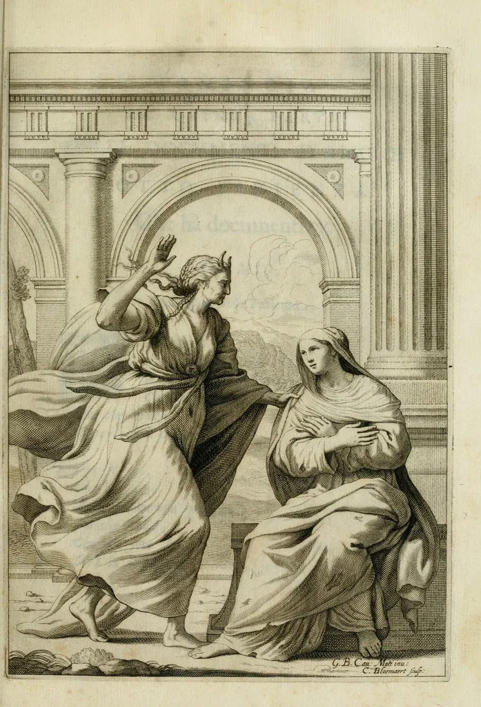 An illustration from Documenti d'amore, 1640, leaf 251