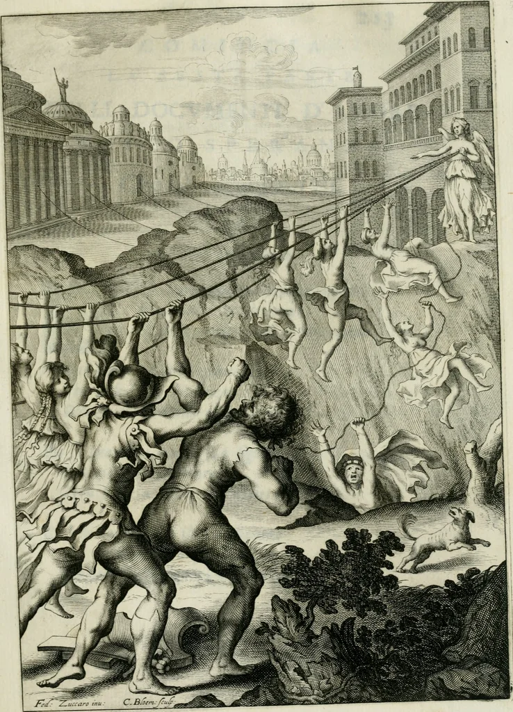 An illustration from Documenti d'amore, 1640, leaf 260