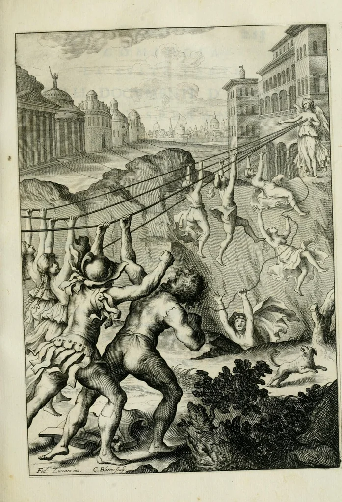 An illustration from Documenti d'amore, 1640, leaf 265