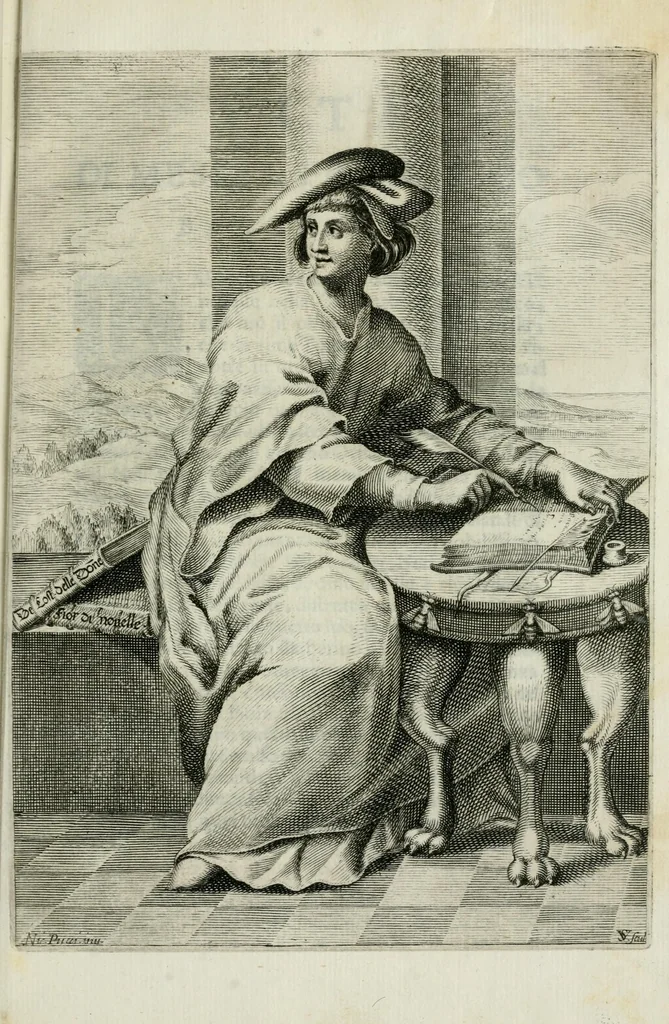 An illustration from Documenti d'amore, 1640, leaf 33
