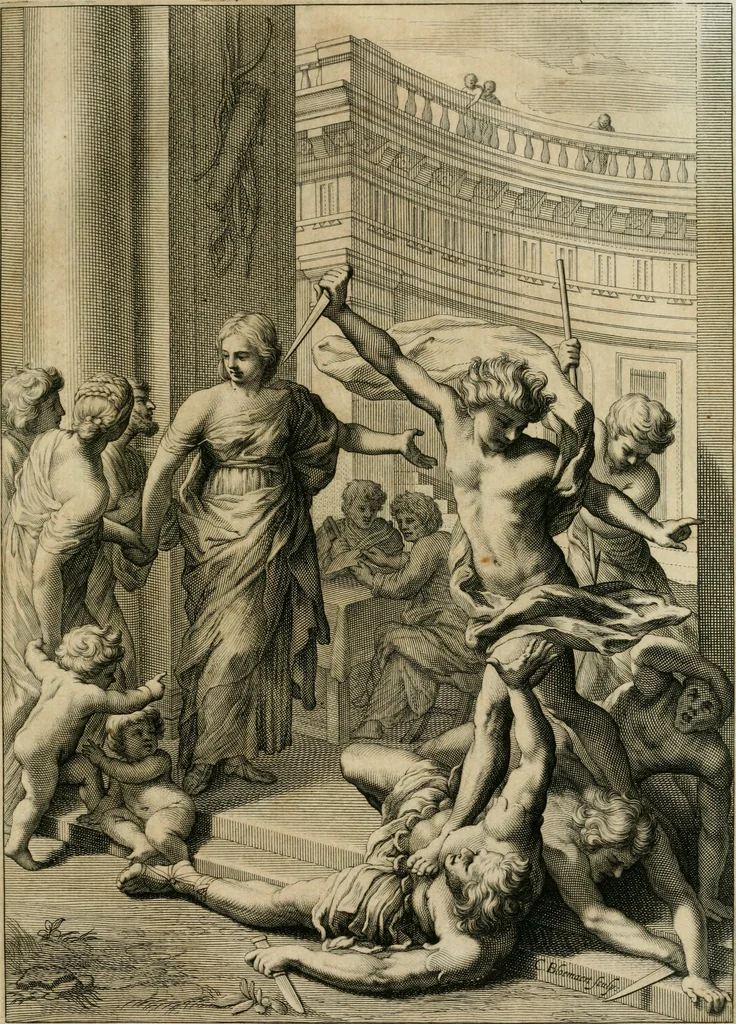 An illustration from Documenti d'amore, 1640, leaf 386