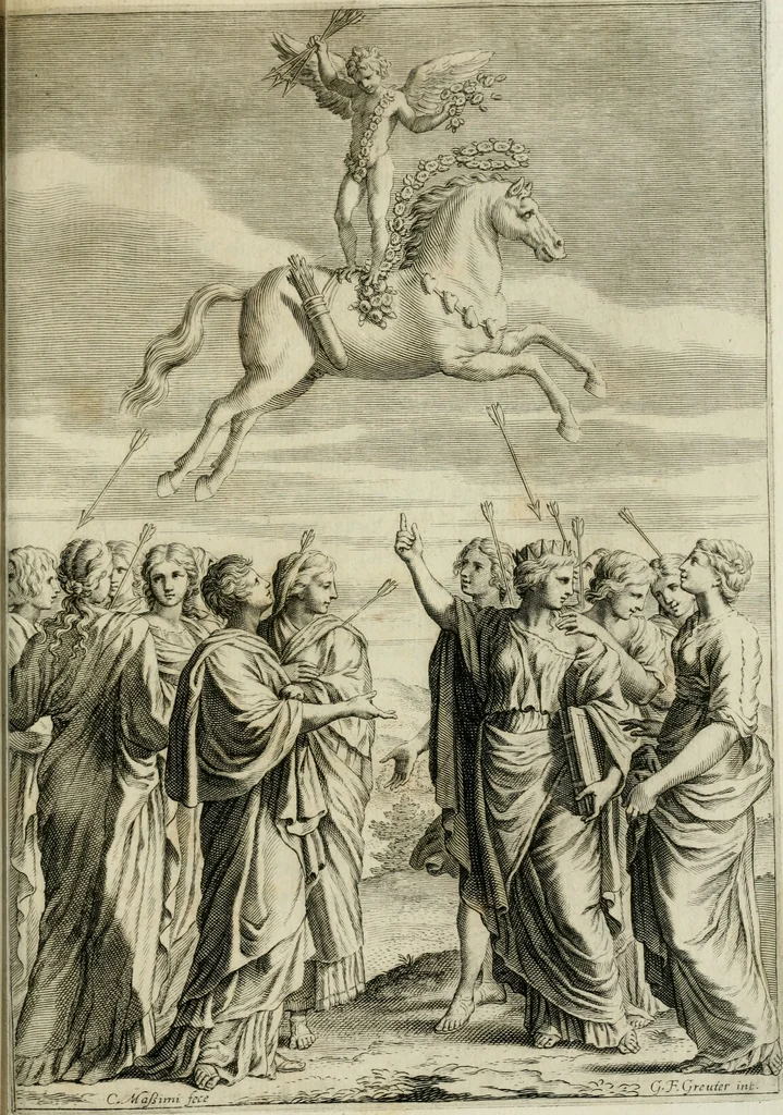 An illustration from Documenti d'amore, 1640, leaf 406