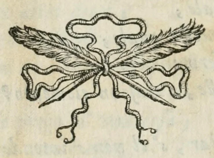 An illustration from Documenti d'amore, 1640, leaf 410