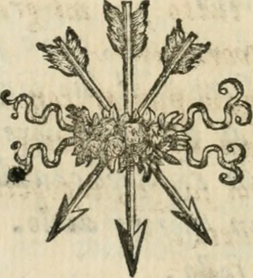 An illustration from Documenti d'amore, 1640, leaf 411