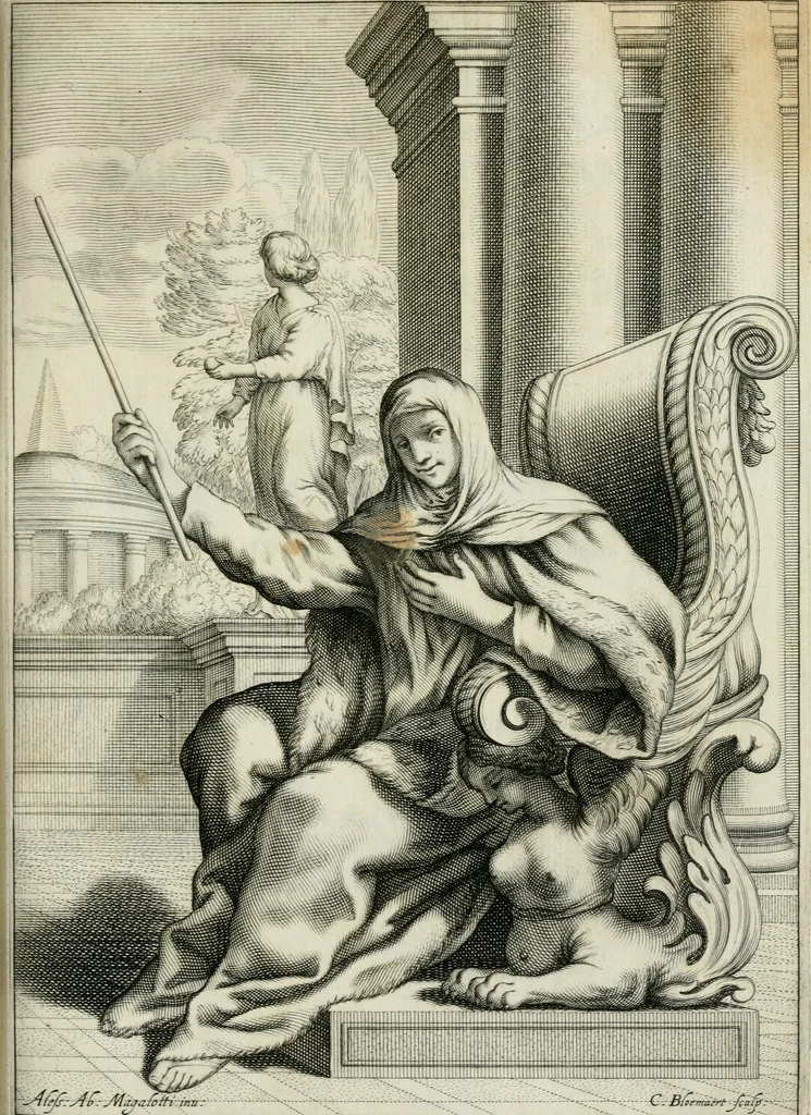 An illustration from Documenti d'amore, 1640, leaf 56