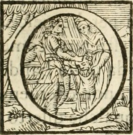 An illustration from Amore prigioniero in Delo : torneo fatto da' signori Academici torbidi in Bologna li XX. di marzo M.DC.XXVIII, 1628, leaf 25