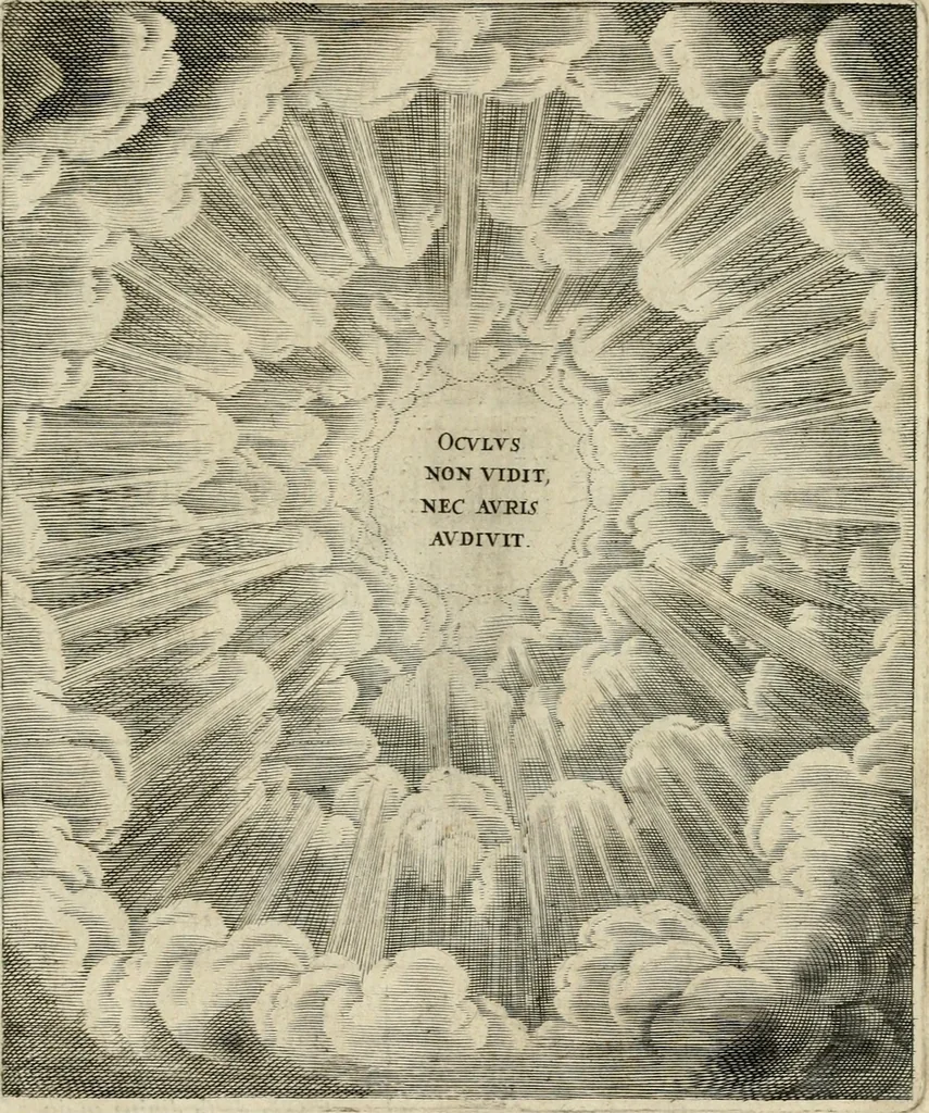 An illustration from Amoris diuini emblemata, 1615, leaf 12