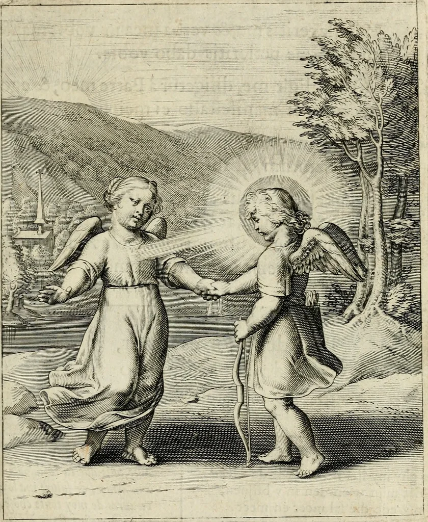 An illustration from Amoris diuini emblemata, 1615, leaf 22