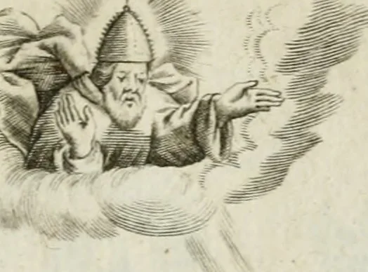 An illustration from Amoris diuini et humani antipathia : e variis Sacrae Scripturae locis depro[m]pta, emblematibus suis expressa et SS. PP. authoritatibus illustrata = Les effects diuers de l'amour diuin et humain : richement exprimés par petits emblemes tirés des SS. Ecritures et des SS. Peres, le tout mis en latin et francois, 1628, leaf 16