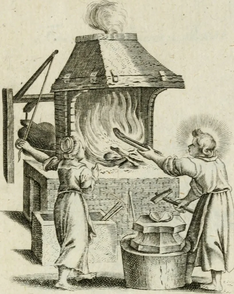 An illustration from Amoris diuini et humani antipathia : e variis Sacrae Scripturae locis depro[m]pta, emblematibus suis expressa et SS. PP. authoritatibus illustrata = Les effects diuers de l'amour diuin et humain : richement exprimés par petits emblemes tirés des SS. Ecritures et des SS. Peres, le tout mis en latin et francois, 1628, leaf 30