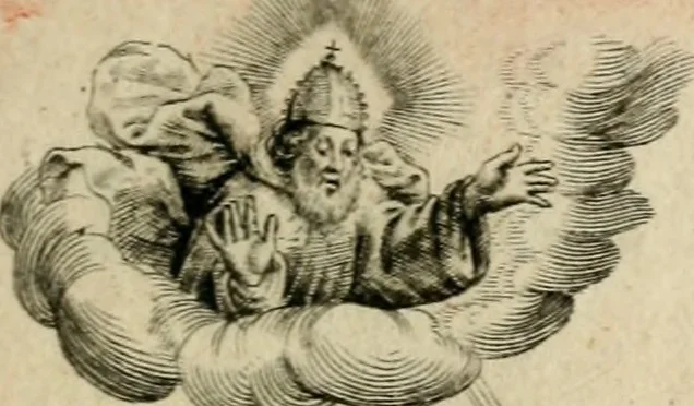 An illustration from Amoris diuini et humani effectus : varii Sacrae Scripturae Sanctorumq[ue] PP. sententijs : ac Gallicis versibus illustrati, 1626, leaf 146