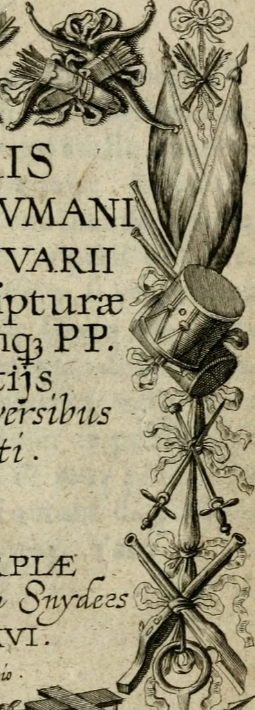 An illustration from Amoris diuini et humani effectus : varii Sacrae Scripturae Sanctorumq[ue] PP. sententijs : ac Gallicis versibus illustrati, 1626, leaf 6