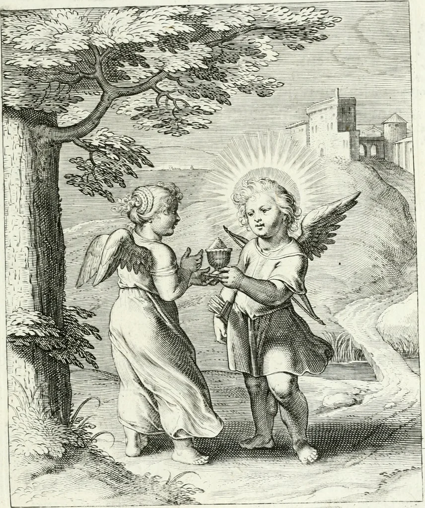 An illustration from Amoris divini emblemata, 1660, leaf 110