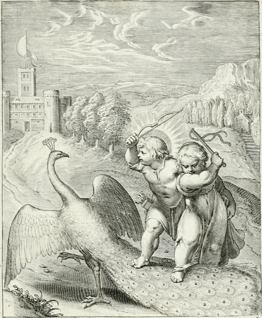 An illustration from Amoris divini emblemata, 1660, leaf 118