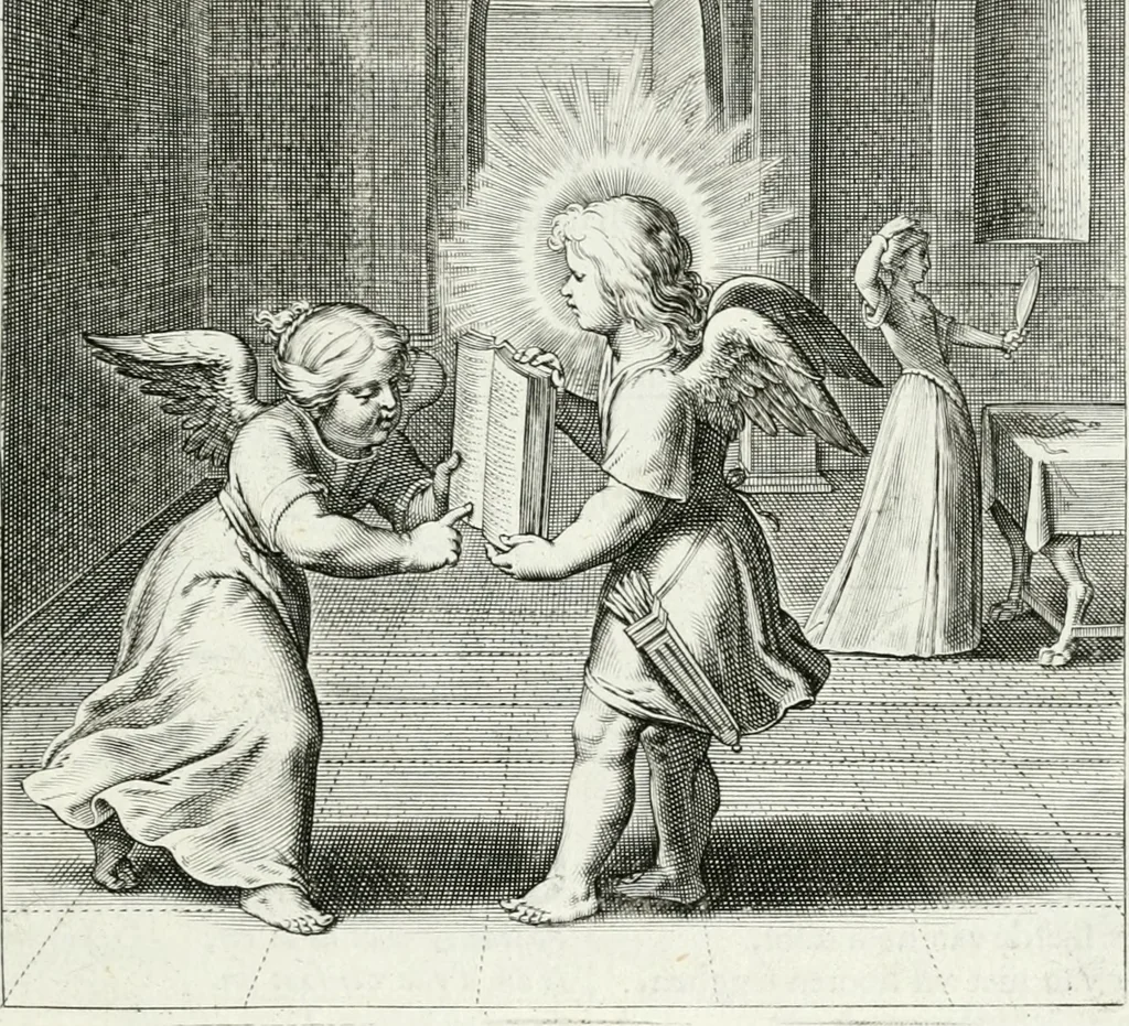 An illustration from Amoris divini emblemata, 1660, leaf 120
