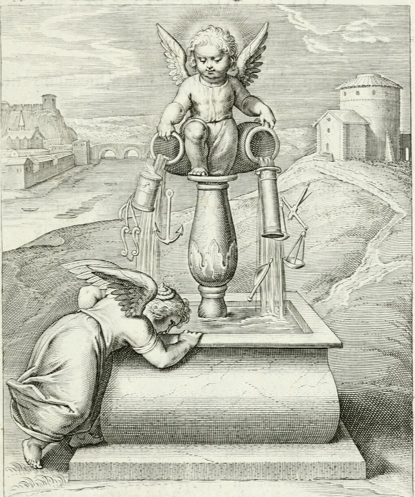 An illustration from Amoris divini emblemata, 1660, leaf 126