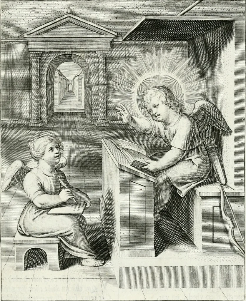 An illustration from Amoris divini emblemata, 1660, leaf 28